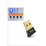 Psgt Masaüstü,dizüstü Bilgisayar Bluetooth Aparatı Mini V5.3 USB Bluetooth Dongle 5.3 Bluetooth Adaptör - siyah