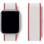 PSGT Psgt apple Watch Gs Dt Pro T500 Ultra 3 4 5 6 7 8 9 Se 42 44 45 49 mm Kordon Kayış Bileklik Hasır Örgü - 38-40-41mm - Kırmızı - Beyaz