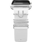 PSGT Psgt apple Watch Uyumlu Harfli Charm Aksesuar Tüm Seriye Uyumlu Akıllı Saay Charm - Gümüş - Bronz