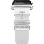 PSGT Psgt apple Watch Uyumlu Harfli Charm Aksesuar Tüm Seriye Uyumlu Akıllı Saay Charm - Gümüş - Pembe - Yeşil