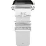 PSGT Psgt apple Watch Uyumlu Harfli Charm Aksesuar Tüm Seriye Uyumlu Akıllı Saay Charm - Gümüş - Rose Gold