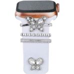 PSGT Psgt göz Love Apple Watch Uyumlu Kordon Charm, Kordon Süsü Uyumlu - Gümüş - Gri
