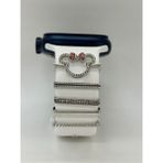 PSGT Psgt love Watch Band Charm - Uyumlu Akıllı Saat Kordon Süsü - Gümüş - Pembe