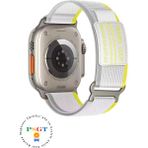 PSGT Watch Uyumlu Seri 1/2/3/4/5/6/se/7/8/9 - 38/40/41mm - S10-11(42MM) Kordon Trail 49 - Sarı - Bej - 38-40-41MM