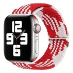 PSGT Watch Uyumlu Seri 1/2/3/4/5/6/se/7/8/9 Ultra/ultra2 42/44/45/49mm - S10-11(46MM) Kordon Pride - Kırmızı - Beyaz - 42-44-45-49MM