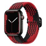 PSGT Watch Uyumlu Seri 1/2/3/4/5/6/se/7/8/9 Ultra/ultra2 42/44/45/49mm - S10-11(46MM) Kordon Pride - Siyah - Kırmızı - 42-44-45-49MM