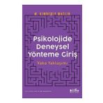 Psikolojide Deneysel Yönteme Giriş-Bilge Kültür Sanat