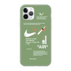 PSR aksesuar (201) Yeşil Nike Air Yeşil Telefon Kılıfı iPhone 11 Pro ile uyumlu