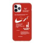 PSR aksesuar (204) Kırmızı Nike Air Kırmızı Telefon Kılıfı iPhone 11 Pro ile uyumlu