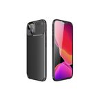 PSR aksesuar (3902) Siyah Focus Karbon Silikon Telefon Kılıfı Iphone 13 Focus ile uyumlu
