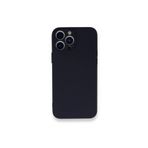 PSR aksesuar (4172) Koyu Gri Kamera Korumalı Nano Içi Kadife Silikon Lansman Telefon Kılıfı Iphone 13 Pro ile uyumlu