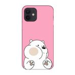 PSR aksesuar (471) Pembe Panda Pembe Telefon Kılıfı iPhone 12 ile uyumlu