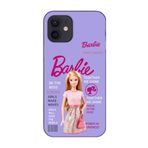 PSR aksesuar (528) Lila Lila Telefon Kılıfı iPhone 12 Mini ile uyumlu