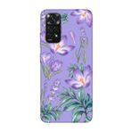 PSR aksesuar (7424) Lila S Kış Çiçeği Lila Telefon Kılıfı Redmi Note 11S ile uyumlu