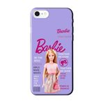 PSR aksesuar (8530) Lila Lila Telefon Kılıfı iPhone 7 ile uyumlu