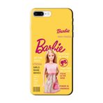 PSR aksesuar (9059) Sarı Sarı Telefon Kılıfı iPhone 8 Plus ile uyumlu