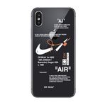 PSR aksesuar (9722) Şeffaf Şeffaf Telefon Kılıfı iPhone X ile uyumlu