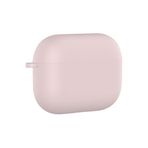 PSR Aksesuar AirPods Pro 3 Uyumlu Silikon Kılıf – Darbe ve Çizilme Koruyucu, Soft Touch Silikon, Kablosuz Şarj Destekli, Taşıma İpi Slotlu (Kum Pembe)