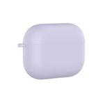 PSR Aksesuar AirPods Pro 3 Uyumlu Silikon Kılıf – Darbe ve Çizilme Koruyucu, Soft Touch Silikon, Kablosuz Şarj Destekli, Taşıma İpi Slotlu (Lila)