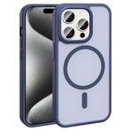 PSR Aksesuar Apple iPhone 15 Serisi Uyumlu Sio Kılıf – Mat Arka Yüzey | Kablosuz Şarj Destekli | Kamera Koruma | Darbeye Dayanıklı Telefon Kılıfı (Lacivert, iPhone 15 Pro Max)