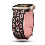 PSR Aksesuar Apple iPhone Serisi 22mm Silikon Akıllı Saat Kordon - Strap Kayış (Siyah | Pembe, Watch Ultra 49mm)