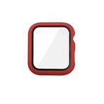 PSR Aksesuar Apple Watch Uyumlu Watch Guard 07 Ekran Koruyucu | Akıllı Saat Ekran Koruyucu | Smart Watch Kırılmaz Cam (Kırmızı, Watch 44mm)