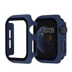 PSR Aksesuar Apple Watch Uyumlu Watch Guard Ekran Koruyucu | Akıllı Saat Ekran Koruyucu | Smart Watch Kırılmaz Cam (Lacivert, Watch 42mm)