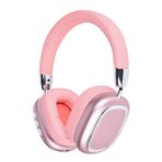 PSR Aksesuar B35 Bluetooth Kulaklık - Ayarlanabilir Kulak Üstü Tasarım | Yüksek Bass Ses Kalitesi | Konforlu Sünger Kafa Bandı, (Kırmızı)