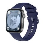 PSR aksesuar Band Serisi Klasik Kordon Silikon Strap Kayış-Lacivert Huawei Watch Fit 3 ile uyumlu