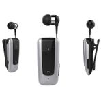 PSR Aksesuar BT-ZR2 Bluetooth Kulaklık – Makaron Tasarım, Otomatik Kablo Sarma, Gürültü Azaltma, Uzun Pil Ömrü, Hafif ve Şık Kablosuz Kulaklık (V4.1 Bluetooth) (Siyah)