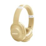PSR Aksesuar BT850 Bluetooth Kulaklık | 90° Dönebilen | Katlanabilir ve Ayarlanabilir Kulak Üstü Tasarım | Type-C Şarj | AUX 3.5mm Giriş | Paslanmaz Çelik Kafa Bandı (Krem)