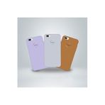 PSR aksesuar Çok Renkli Lansman İçi Kadife Logo Baskılı 3'lü set LİLA,BEBE MAVİ,KAHVERENGİ Phone 7/8 Plus ile uyumlu