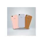 PSR aksesuar Çok Renkli Lansman İçi Kadife Logo Baskılı 3'lü set PEMBE,BEBE MAVİ,KAHVERENGİ Phone 7/8 Plus ile uyumlu
