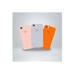 PSR aksesuar Çok Renkli Lansman İçi Kadife Logo Baskılı 3'lü set PEMBE,BEBE MAVİ,TURUNCU Phone 7/8 Plus ile uyumlu