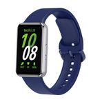 PSR aksesuar Galaxy Fit 3 Uyumlu KRD-110 Lacivert Silikon Zore Strap Kayış Kordon