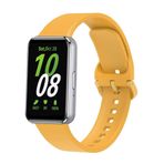 PSR aksesuar Galaxy Fit 3 Uyumlu KRD-110 Sarı Silikon Zore Strap Kayış Kordon