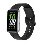 PSR aksesuar Galaxy Fit 3 Uyumlu KRD-110 Siyah Silikon Zore Strap Kayış Kordon