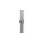 PSR aksesuar Galaxy Watch Active 2 44 mm 20 mm Uyumlu Klasik Silikon Strap Cloud Gray Kayış Kordon