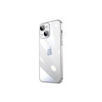 PSR aksesuar Gümüş Sert PC Renkli Çerçeveli Zore Riksos Kılıf-Gümüş iPhone 14 Plus ile uyumlu
