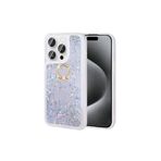 PSR aksesuar Gümüş Zore Milce Kılıf-Gümüş iPhone 15 Pro ile uyumlu