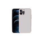 PSR aksesuar Gümüş Zore Viyana Kılıf-Gümüş iPhone 12 Pro ile uyumlu