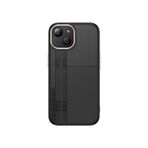 PSR Aksesuar iPhone Serisi Antina Kılıf | M-Safe Kablosuz Şarj Uyumlu | Karbon Fiber Görünüm (Siyah Gri, iPhone 14)