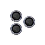 PSR Aksesuar iPhone Serisi CL-06 Kamera Lens Koruyucu – Renkli Taşlı Tasarım, Temperli Cam, Kırılma Önleyici, Toz ve Sıvı Koruması, Yüksek Çözünürlük (Midnight, iPhone 15 Pro Max)