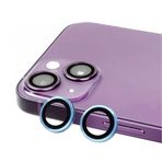 PSR Aksesuar iPhone Serisi CL-07 Kamera Lens Koruyucu – Temperli Cam, Kırılma Önleyici, Toz ve Sıvı Koruması, Yüksek Çözünürlük, Parmak İzi Bırakmaz (Mavi, iPhone 15 Plus)