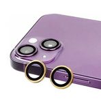 PSR Aksesuar iPhone Serisi CL-07 Kamera Lens Koruyucu – Temperli Cam, Kırılma Önleyici, Toz ve Sıvı Koruması, Yüksek Çözünürlük, Parmak İzi Bırakmaz (Pembe, iPhone 15 Plus)