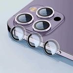 PSR Aksesuar iPhone Serisi CL-07 Kamera Lens Koruyucu – Temperli Cam, Kırılma Önleyici, Toz ve Sıvı Koruması, Yüksek Çözünürlük, Parmak İzi Bırakmaz (Renksiz, iPhone 14 Pro)