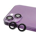 PSR Aksesuar iPhone Serisi CL-07 Kamera Lens Koruyucu – Temperli Cam, Kırılma Önleyici, Toz ve Sıvı Koruması, Yüksek Çözünürlük, Parmak İzi Bırakmaz (Siyah, iPhone 14 Plus)