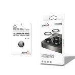 PSR Aksesuar iPhone Serisi CL-12 Premium Safir Kamera Lens Koruyucu - Anti-Reflective & Parmak İzi Bırakmayan | Kolay Takılan Tam Koruma Filmi (Gümüş, iPhone 17 Air)