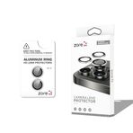 PSR Aksesuar iPhone Serisi CL-12 Premium Safir Kamera Lens Koruyucu - Anti-Reflective & Parmak İzi Bırakmayan | Kolay Takılan Tam Koruma Filmi (Gümüş, iPhone 17)