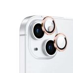 PSR Aksesuar iPhone Serisi CL-12 Premium Safir Kamera Lens Koruyucu - Anti-Reflective & Parmak İzi Bırakmayan | Kolay Takılan Tam Koruma Filmi (Pembe, iPhone 15)